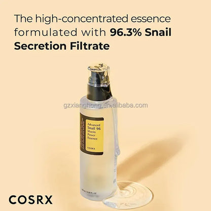 COSRX Advanced Snail 96 Mucin Power Essence Snail Secretion Filtrate for Anti-aging Wrinkles Hyaluronic Acid Nourishing 100ml