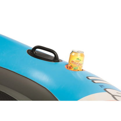 Rapid Rider 95" Inflatable 2 Person River Raft Tube Float & Cup Holders