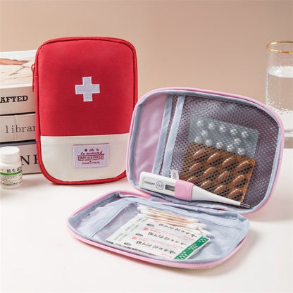 Zipper Portable Medicine Bag First Aid Kit